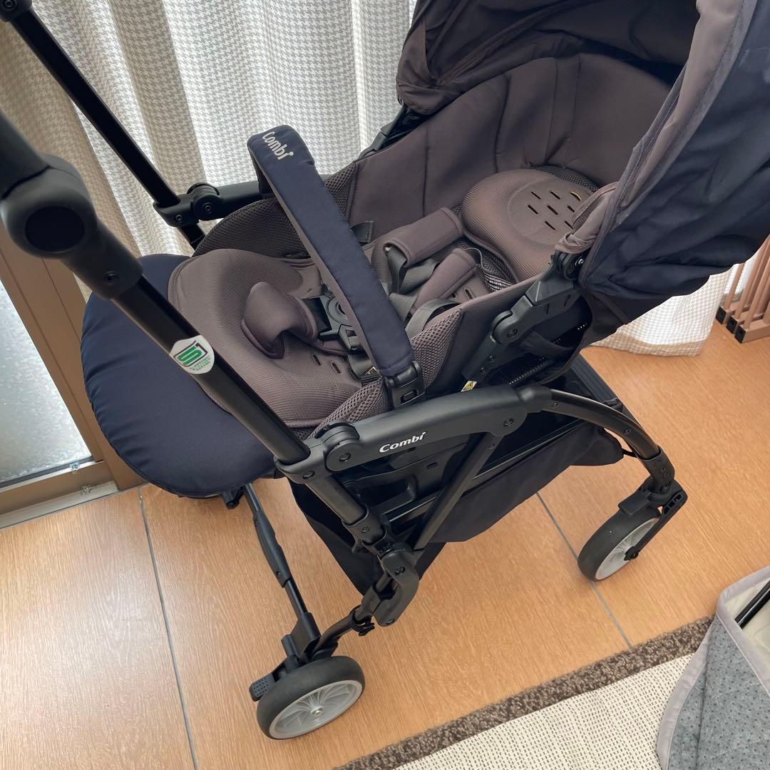 【美品】コンビ ベビーカー スゴカル minimo エッグショック DM