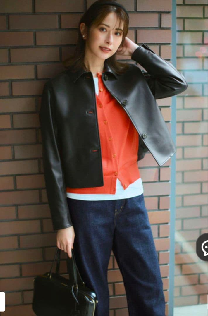 【美品】大きいサイズ44＊２３区DENIM 見上愛さん ワイドデニム