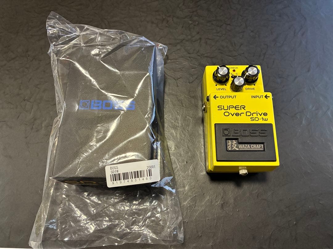 2026年1月13日新品購入　SD-1w SUPER OverDrive