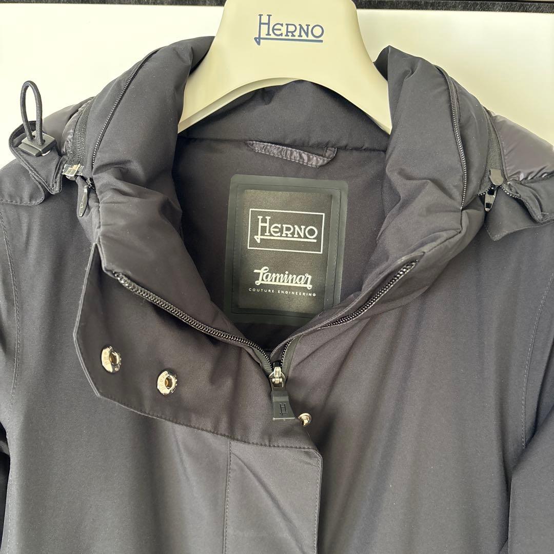 ヘルノ　ダウンコート　ブラック