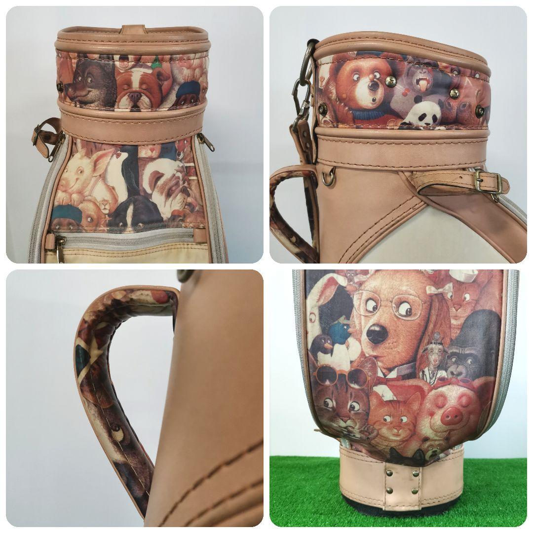 KUNIO COLLECTION☆キャディバッグ☆ゴルフバッグ☆アニマル柄