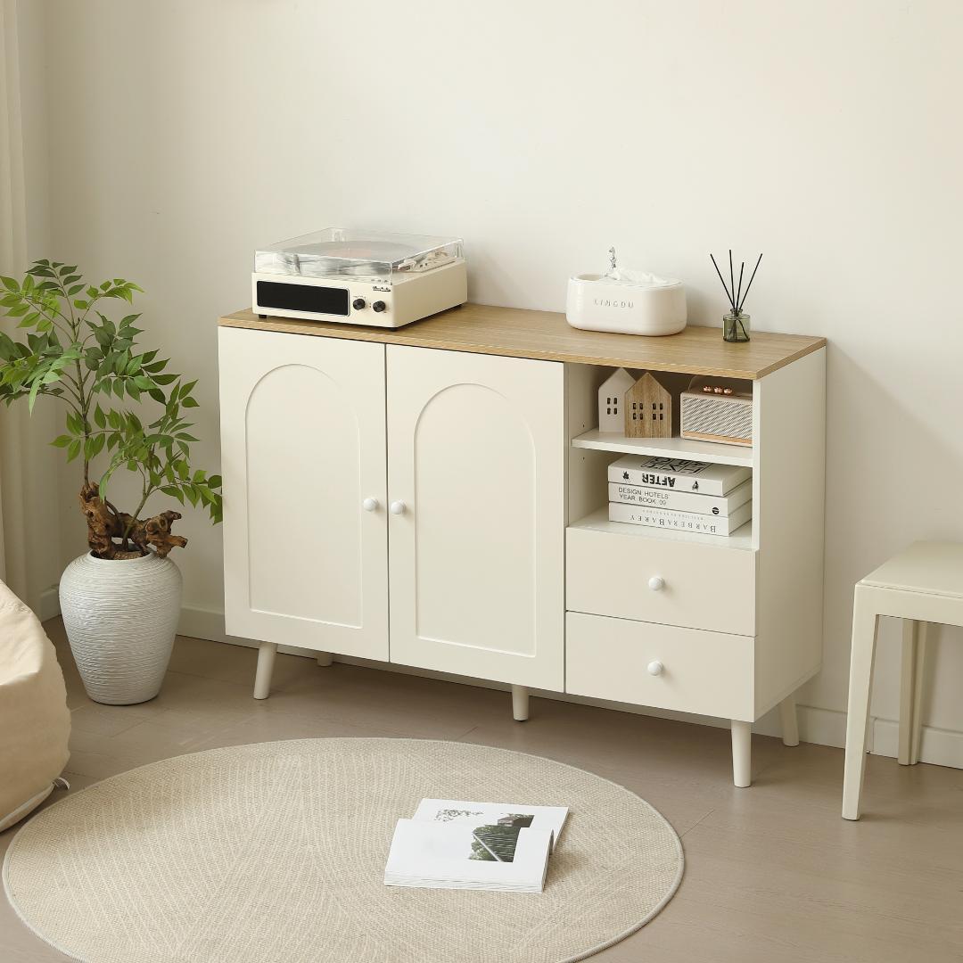 キャビネット サイドボード チェスト 収納棚 北欧おしゃれ 幅118 NxW