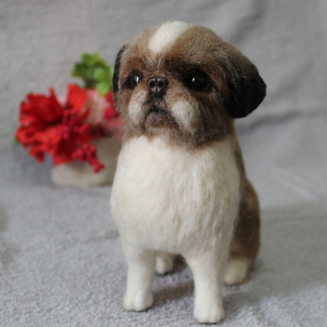 chiru(プロフィール必読)さま専用 羊毛フェルト リアルで可愛いワンちゃん