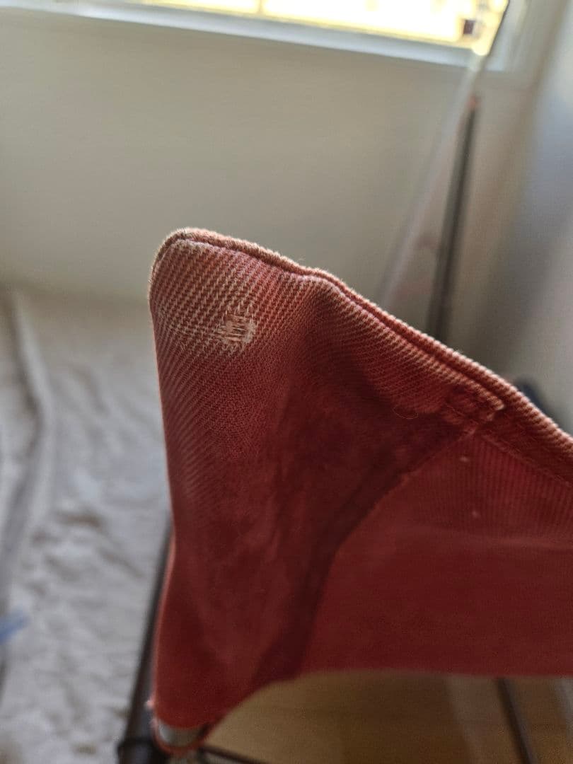 ニーチェアx レンガ/ダークブラウン注意！ 破れあり