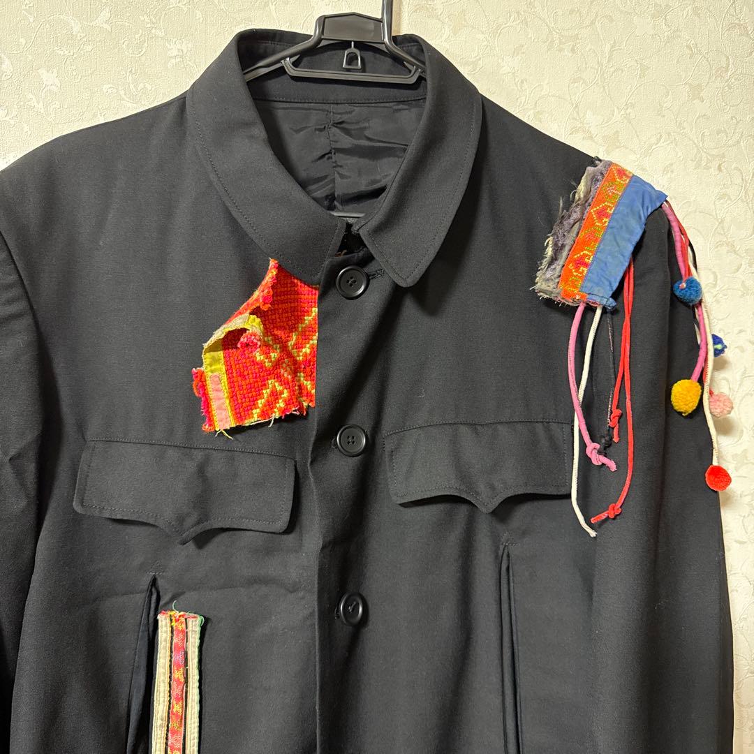 Y's BANG ON! 古布JK-C ステンカラーコート　1点もの