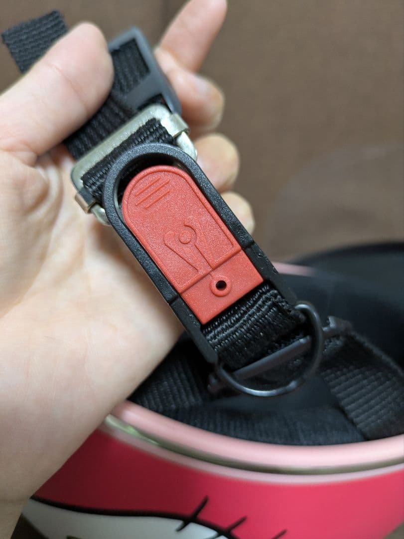 台湾　ハローキティ 半帽ヘルメット ピンク　激レア