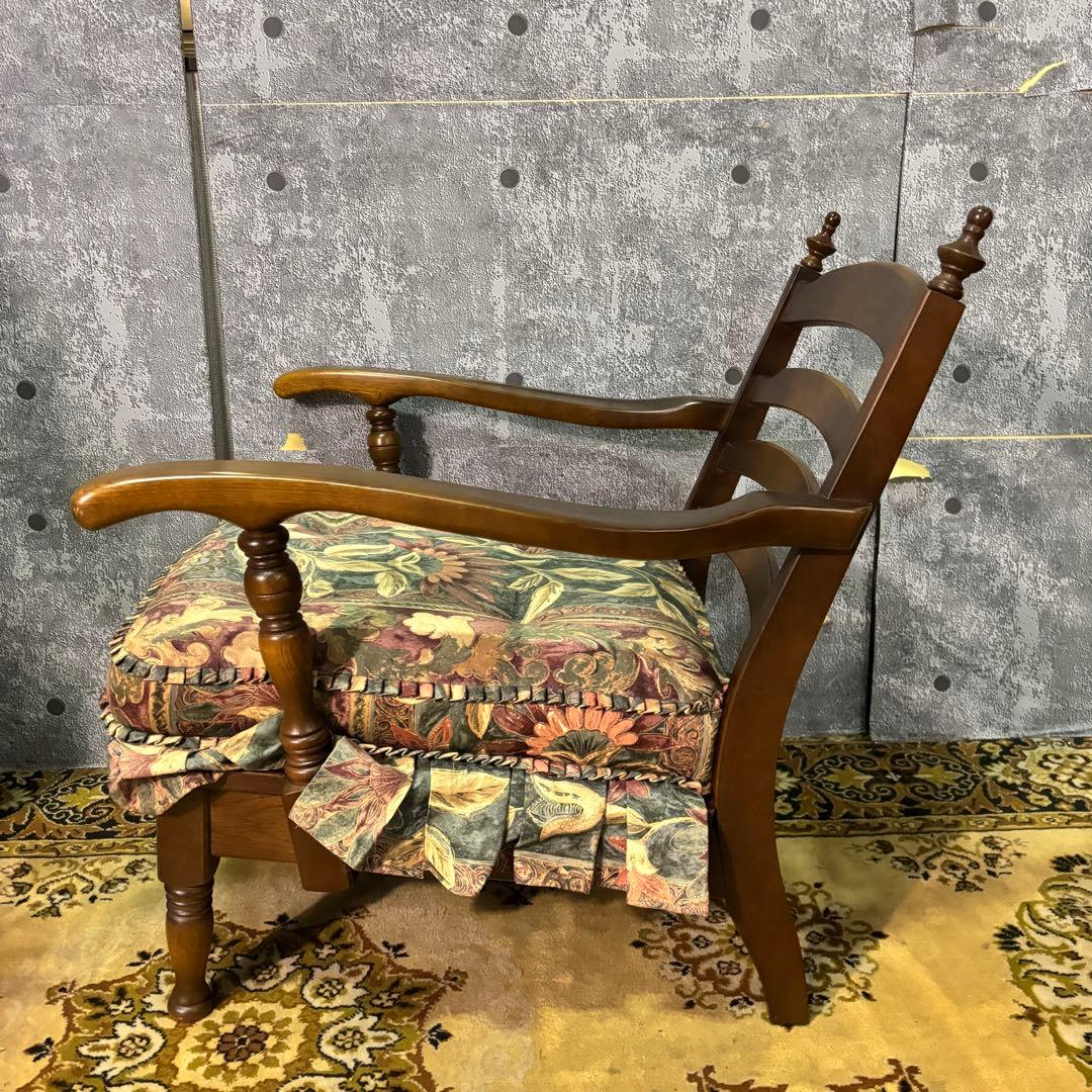 ꧁飛騨産業 HIDA꧂キツツキマーク 穂高 リビングチェア アーム ソファ 家具