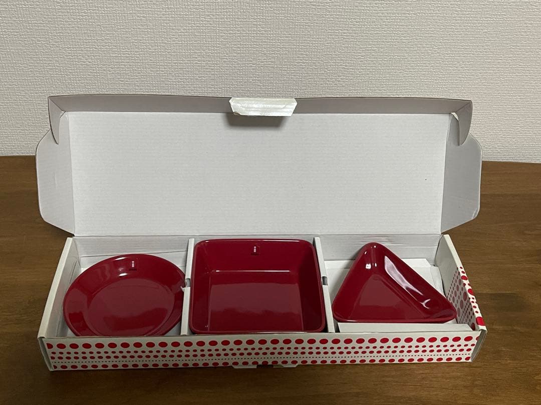 新品　 Teema イッタラ ミニサービングセット　レッド