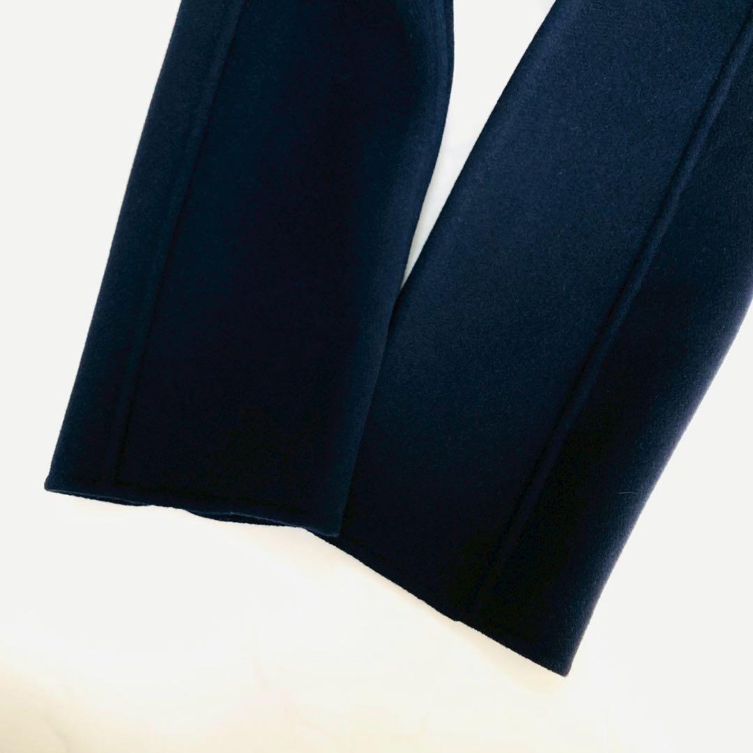 極美品 ✨マックスマーラ　クチートアマーノ　ガウンコート　ベルテッド　ネイビー