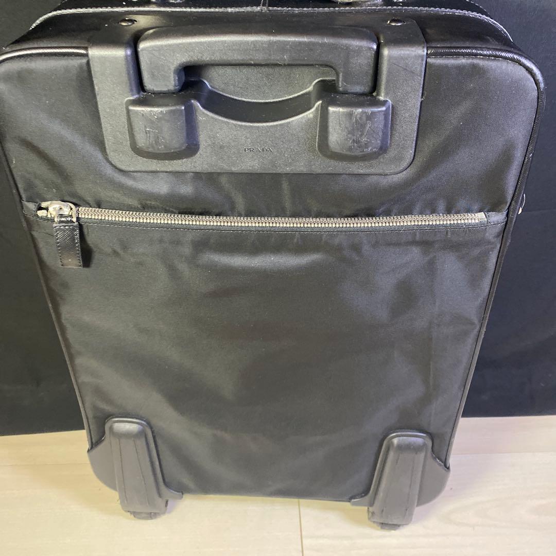 【本物保証】PRADA プラダ キャリーケース ナイロン 黒