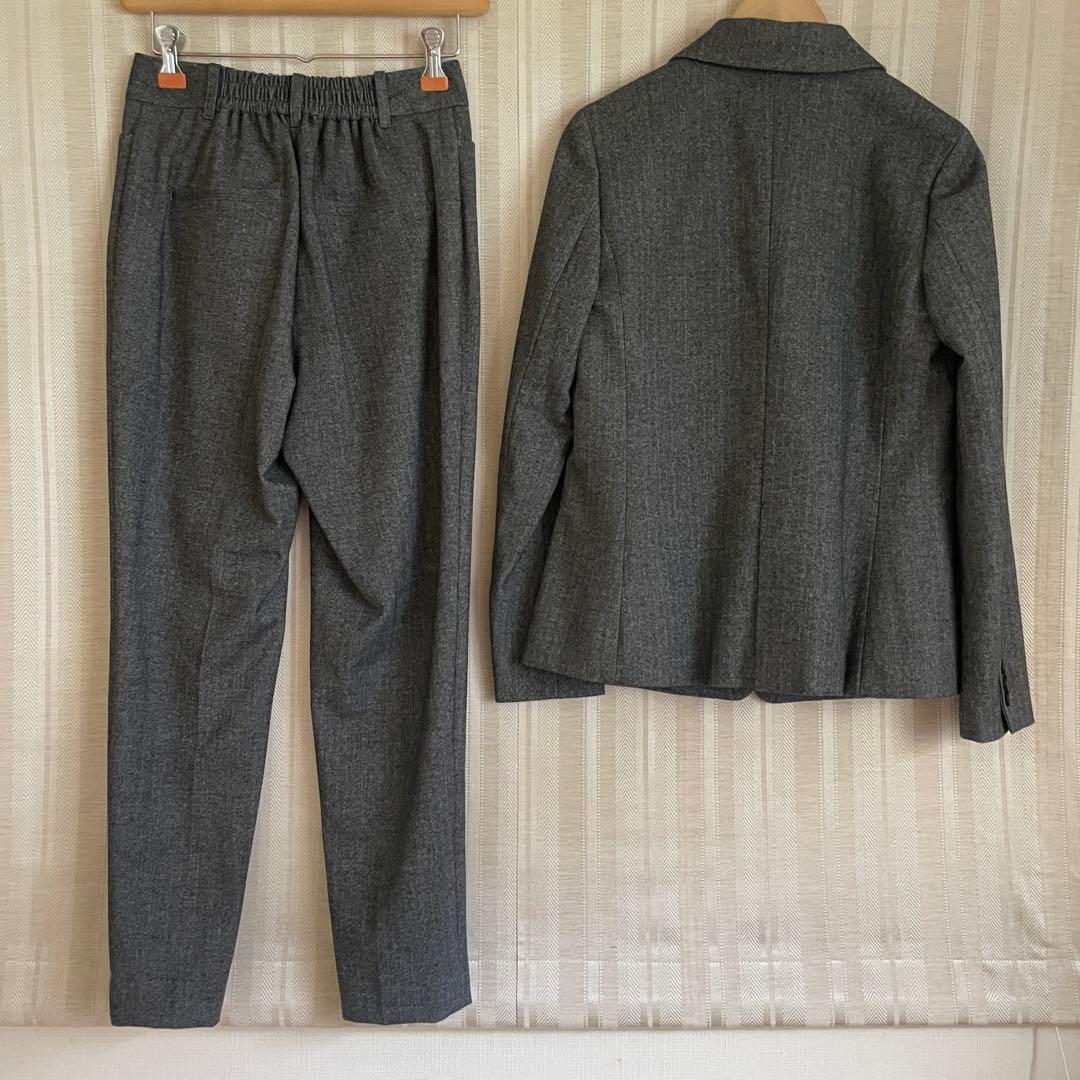 専用！美品LAUTREAMONT秋冬物ストレッチテーパードパンツスーツ38,36