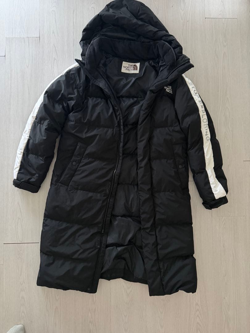 THE NORTH FACE ロングダウンジャケット S ブラック　ノースフェイ