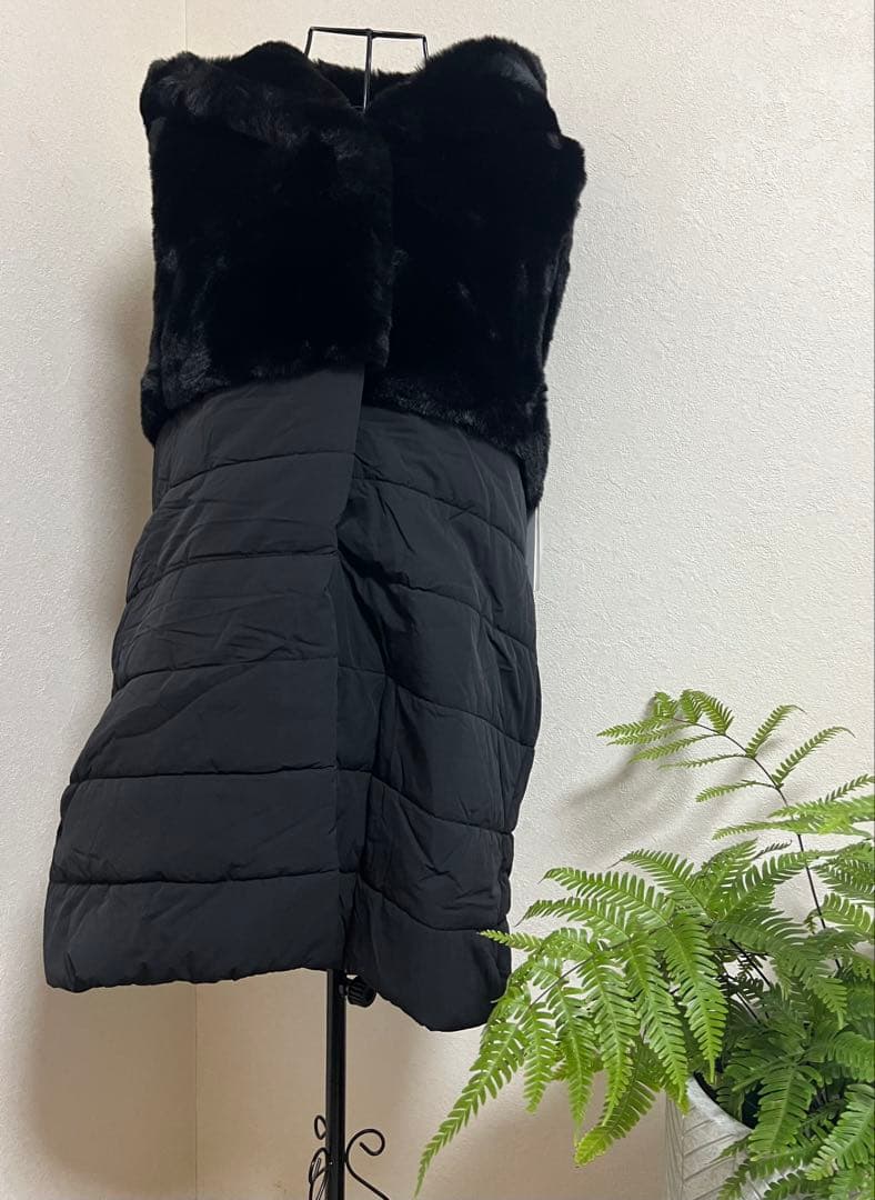 ヤマダヤ　スコットクラブ　フェイクファー ダウンベスト 新品未使用