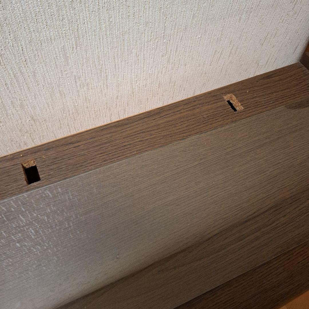 クラシックな三面鏡 ドレッサー　ブラウン　全体高さ149㎝