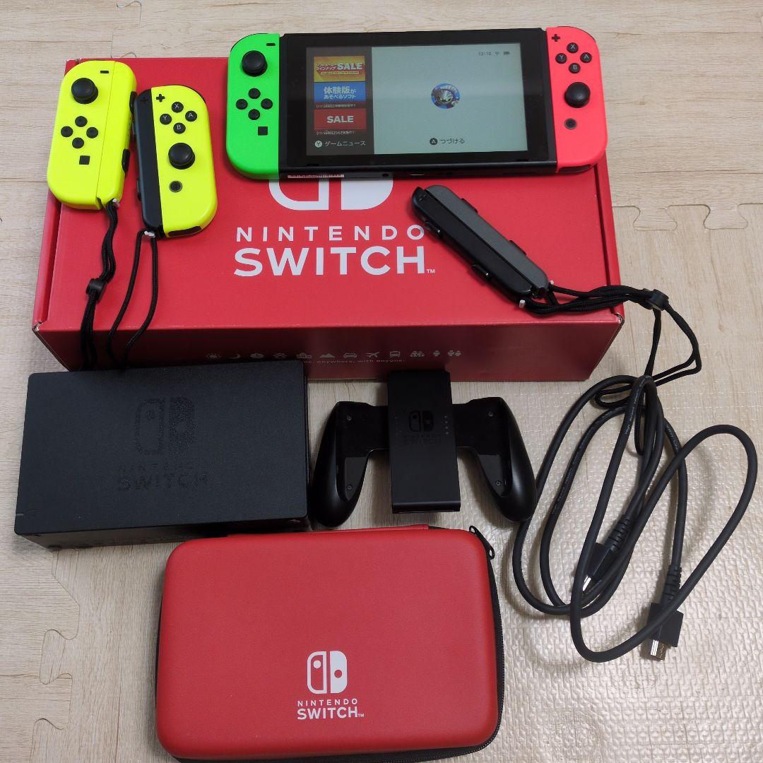 使用回数少なめ。Switch本体、コントローラ