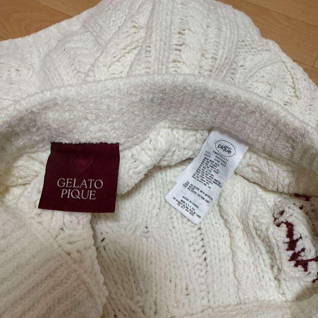 GELATOPIQUE バレンタイン　ハートアランカーディガン&ショートパンツ