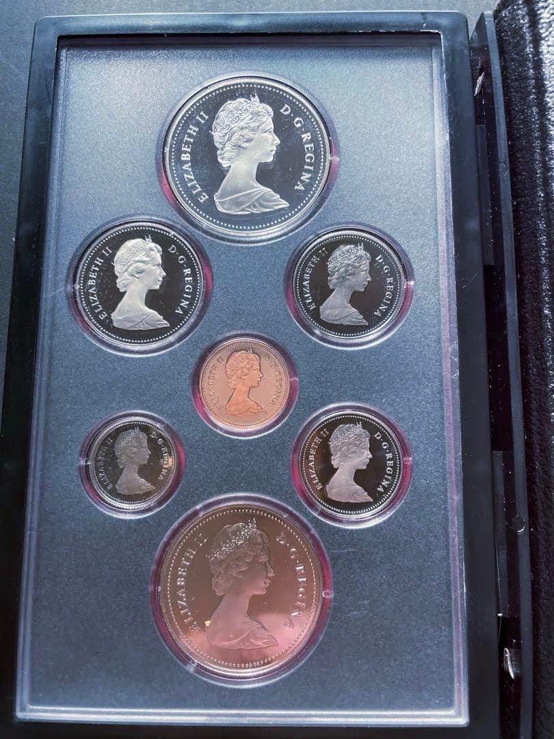 1981年  Canadianミント／プルーフセット・銀貨入り