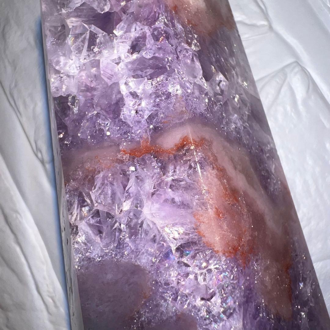 ①ピンクアメジスト♥️桜瑪瑙♥️花瑪瑙♥️タワー♥️チェリーブロッサム♥️クリスタル♥️水晶