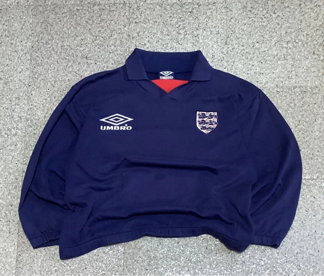 アンブロ　イングランド代表　ドリルトップ　スウェット　ユニフォーム