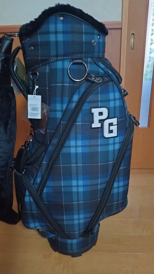 パーリーゲイツ キャディバッグ タータンチェック ブラックウォッチチェック