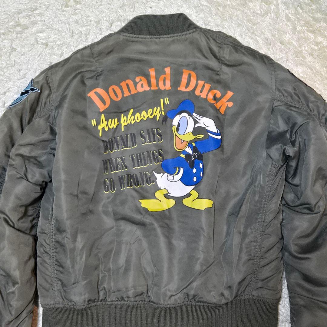 希少　アヴィレックス MA-1 M カーキ ディズニー ドナルド 6162043