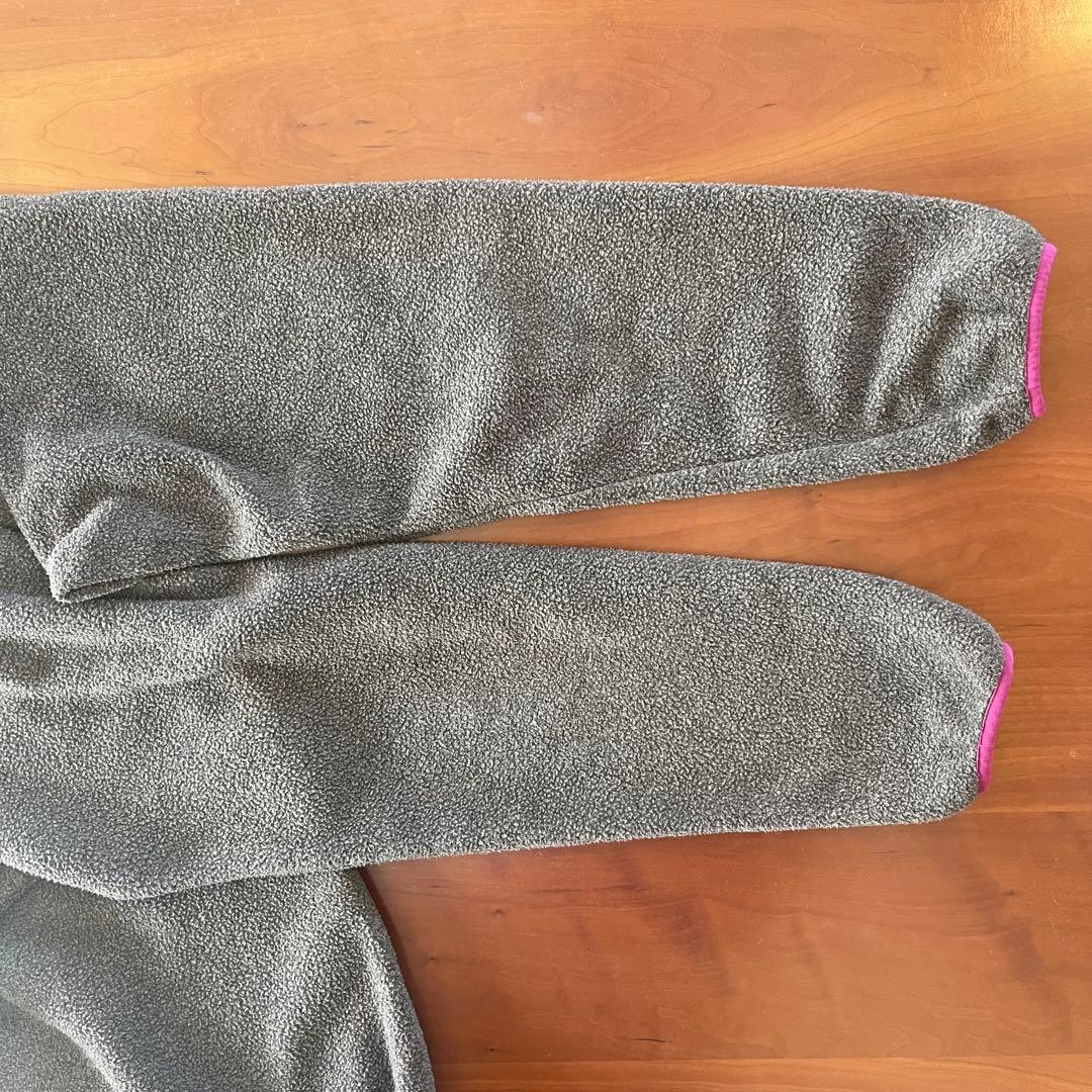 Patagonia Snap-Tフリース★グレー×ピンク　レディースS★永野芽郁