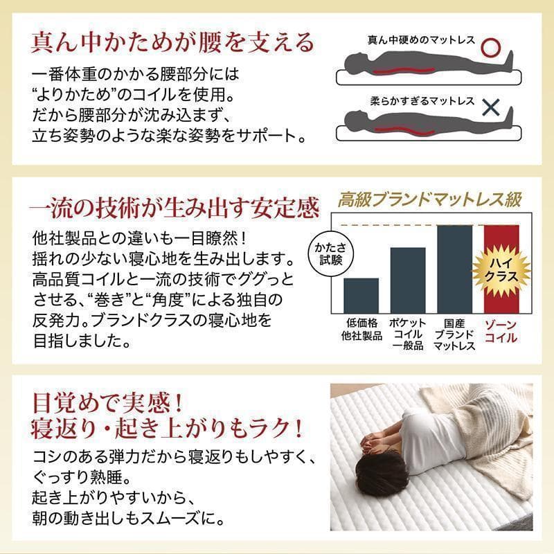 新品 送料込 シングルベッド 棚 コンセント 収納 マットレス付 保証付B