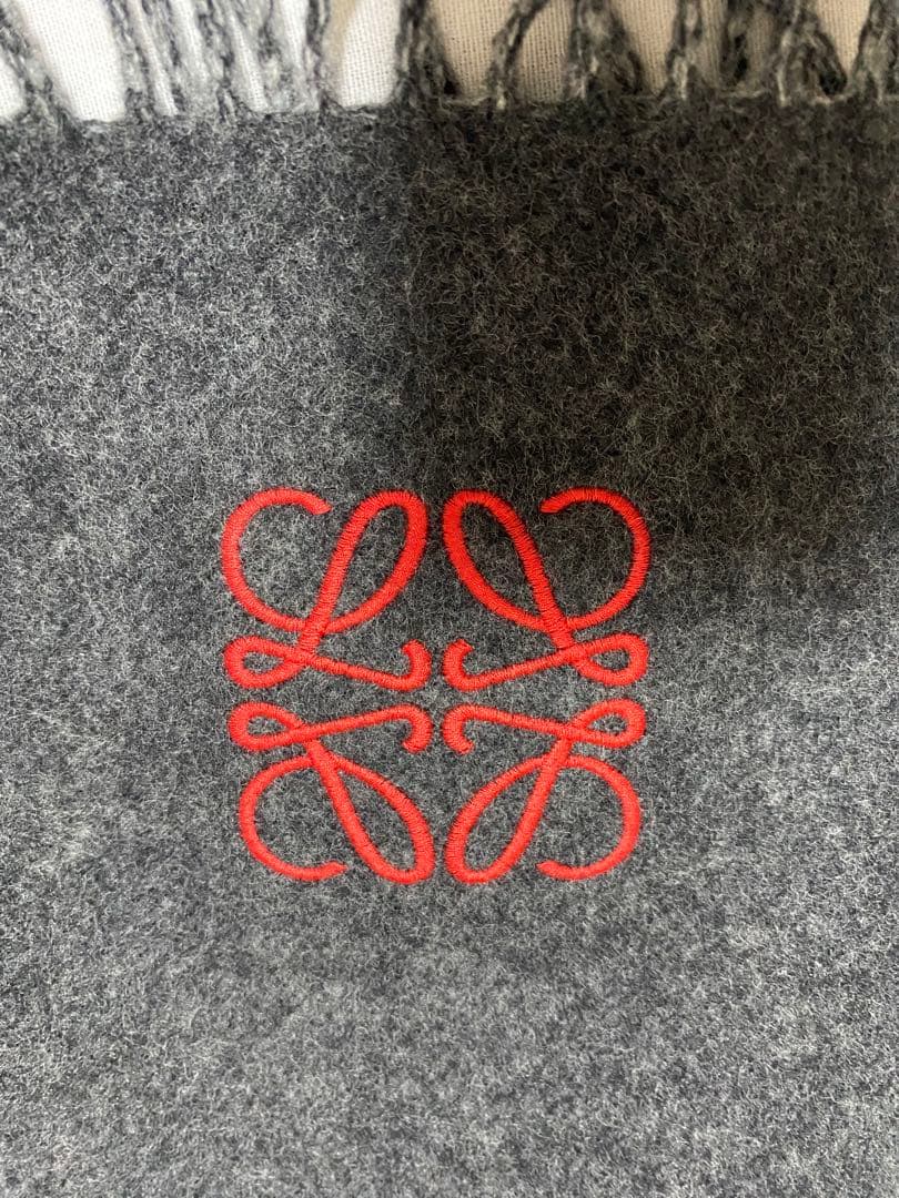 LOEWEバイカラーマフラー ❗️訳あり❗️