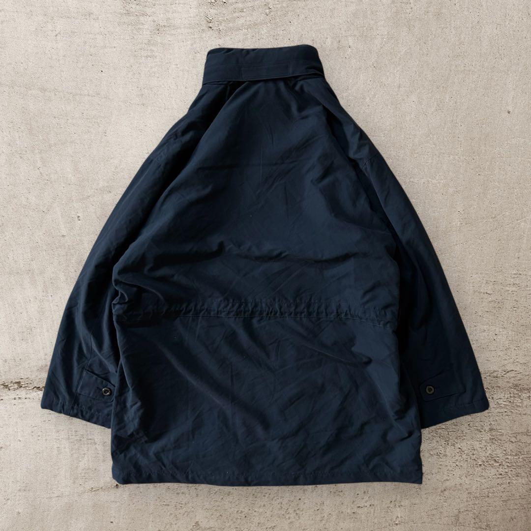 美品希少90s日本製Burberrys’バーバリーステンカラーコートドローコード