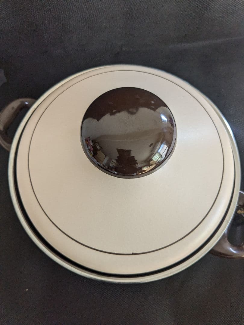 【希少】 silit ヴィンテージ ホーロー鍋 花柄 両手鍋