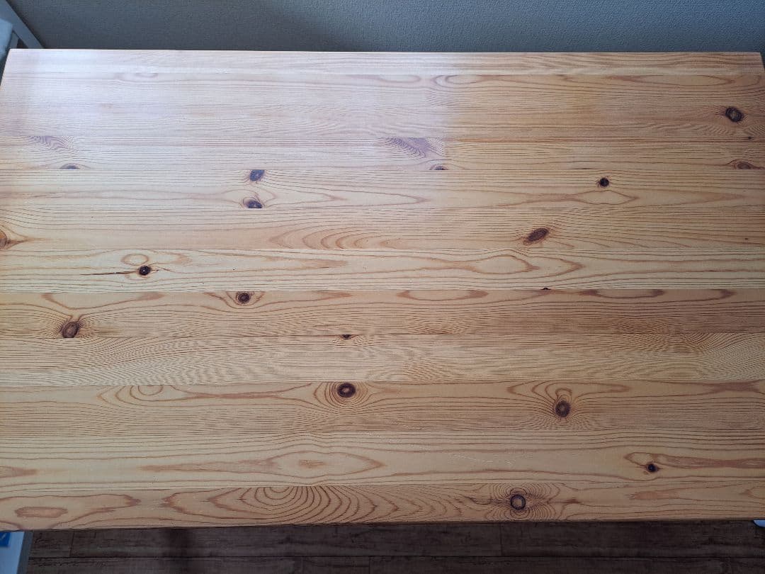 無印良品　学習机　パイン材　廃盤品