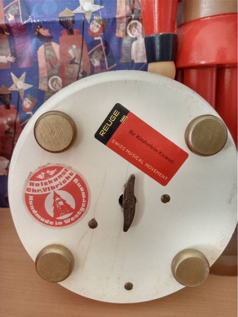 ドイツ　REUGE ザイフェン　オルゴール　天使　　クリスマス