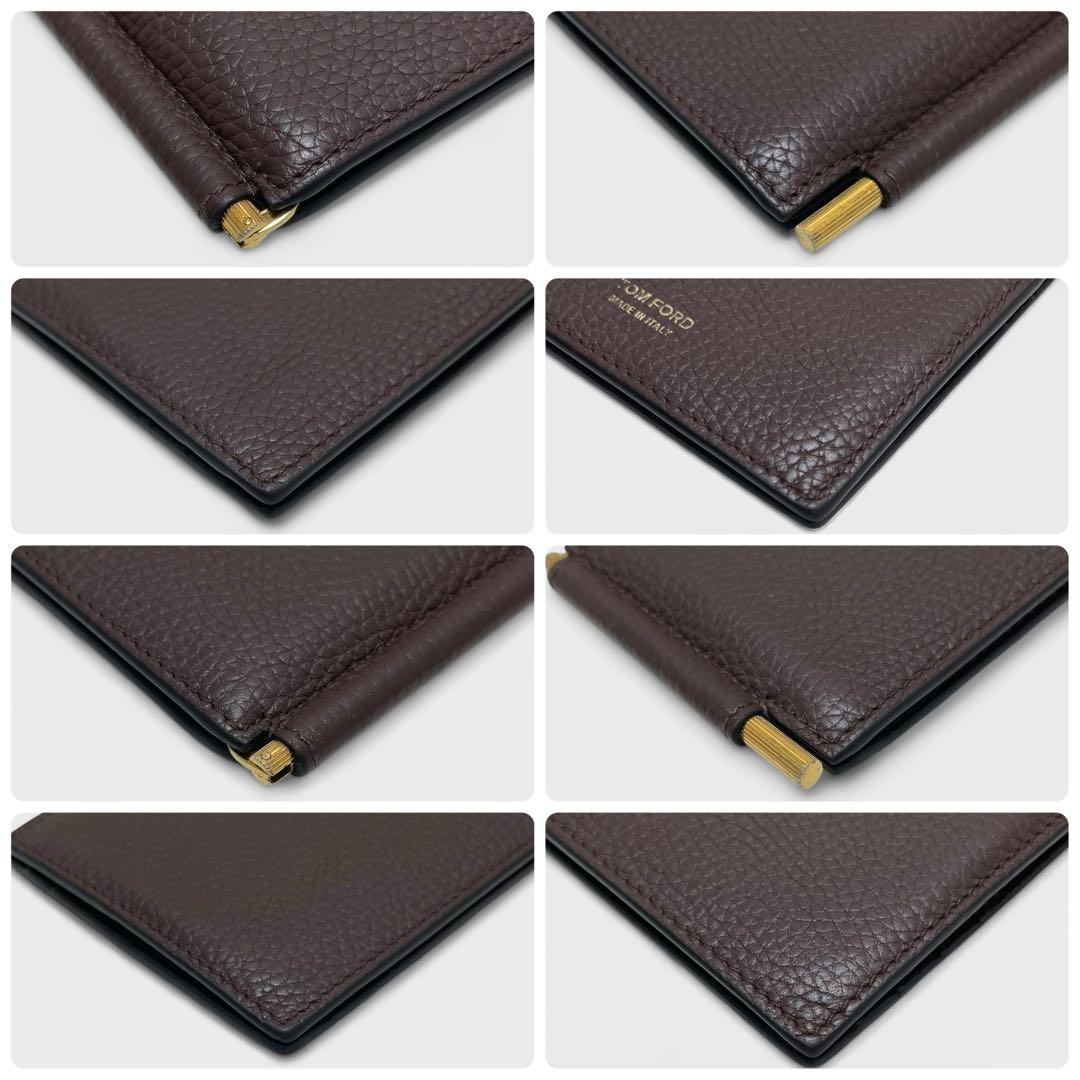 美品✨ TOM FORD トムフォード マネ－クリップ 二つ折り財布 カード入れ