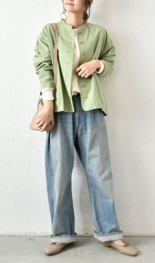 ordinary fits★ベルト付きデニムパンツ　サイズ00