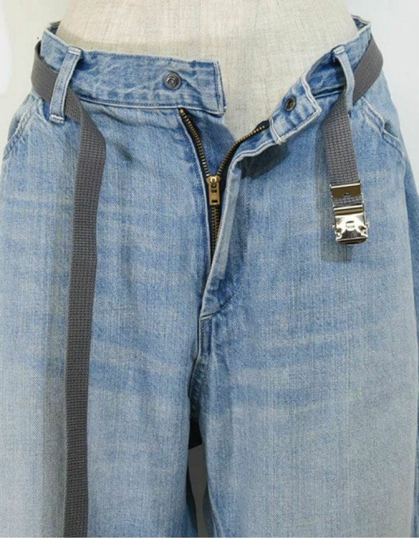 ordinary fits★ベルト付きデニムパンツ　サイズ00