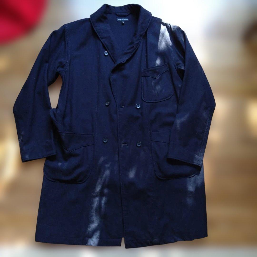 美品 アメリカ製 エンジニアードガーメンツ ロングコート ユニフォームサージ