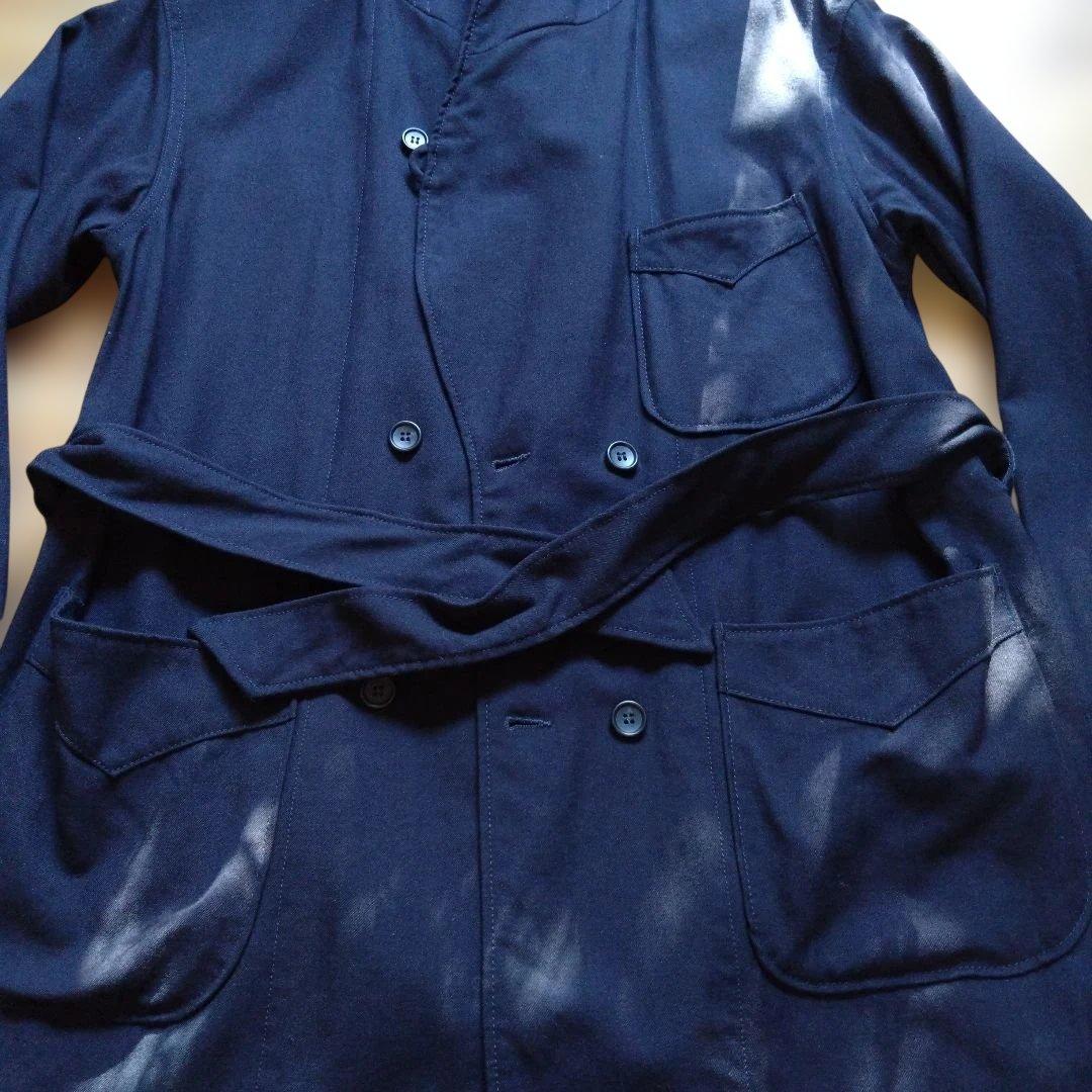 美品 アメリカ製 エンジニアードガーメンツ ロングコート ユニフォームサージ