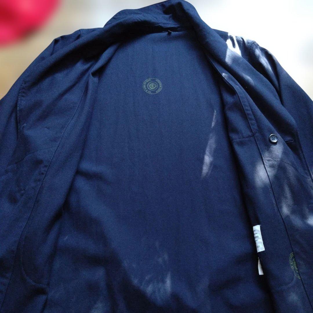 美品 アメリカ製 エンジニアードガーメンツ ロングコート ユニフォームサージ