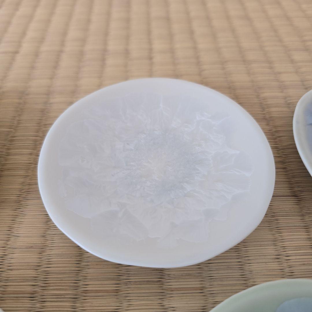 清水焼　花結晶三寸皿　１０枚　京焼