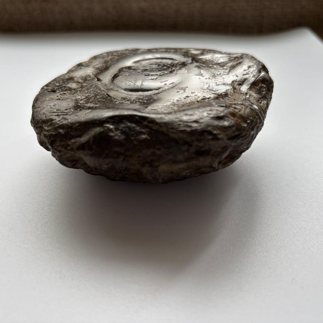 天然石　メロン馬蹄石　隕石　テクタイト　523g