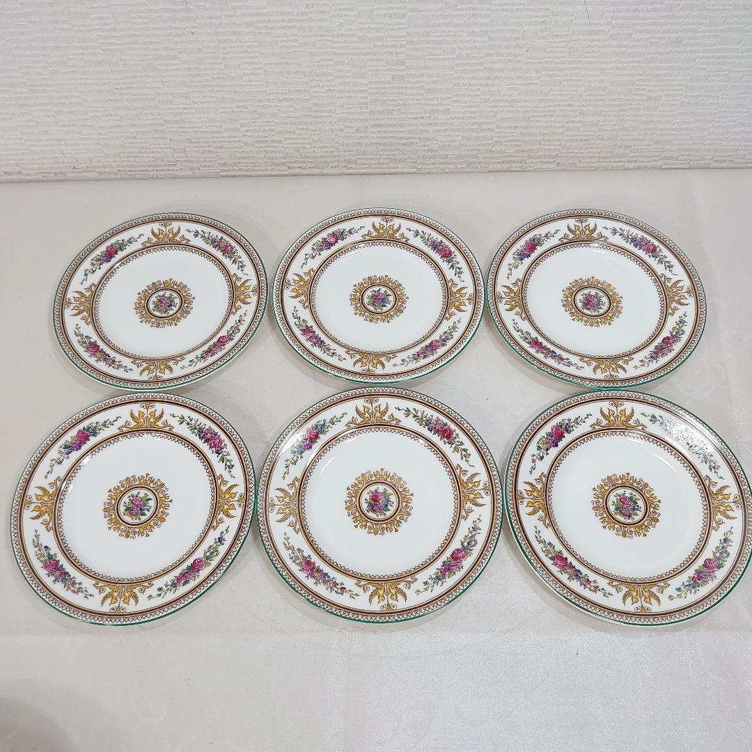 希少◆ コロンビア エナメル 15.3cmプレート皿 6枚