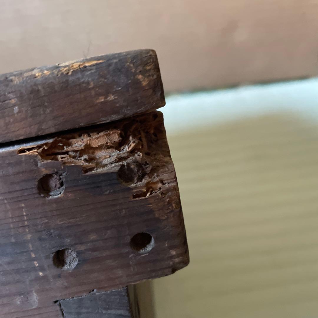 アンティーク銭箱　骨董品