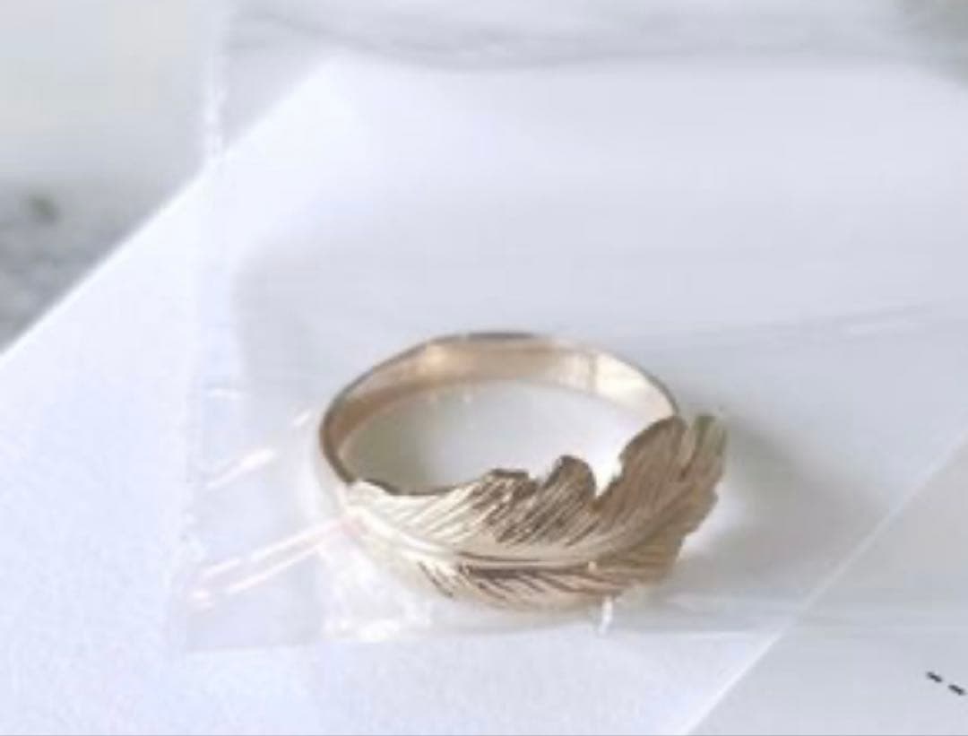 アパルトモンManonJewelryマノンフェザー Featherピンキーリング