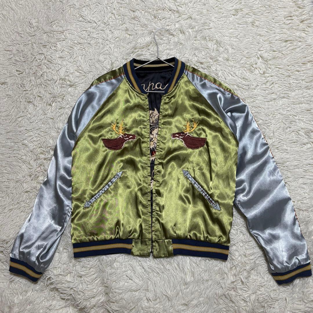 テーラー東洋 スカジャン サイズL 04年製 中綿無し ファスナー不良