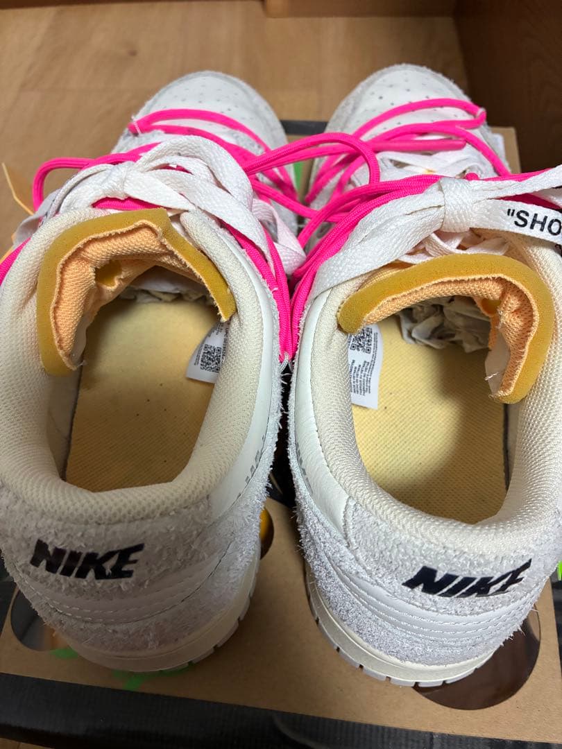 靴 NIKE Off-White DUNK LOW 17/50 US9.5