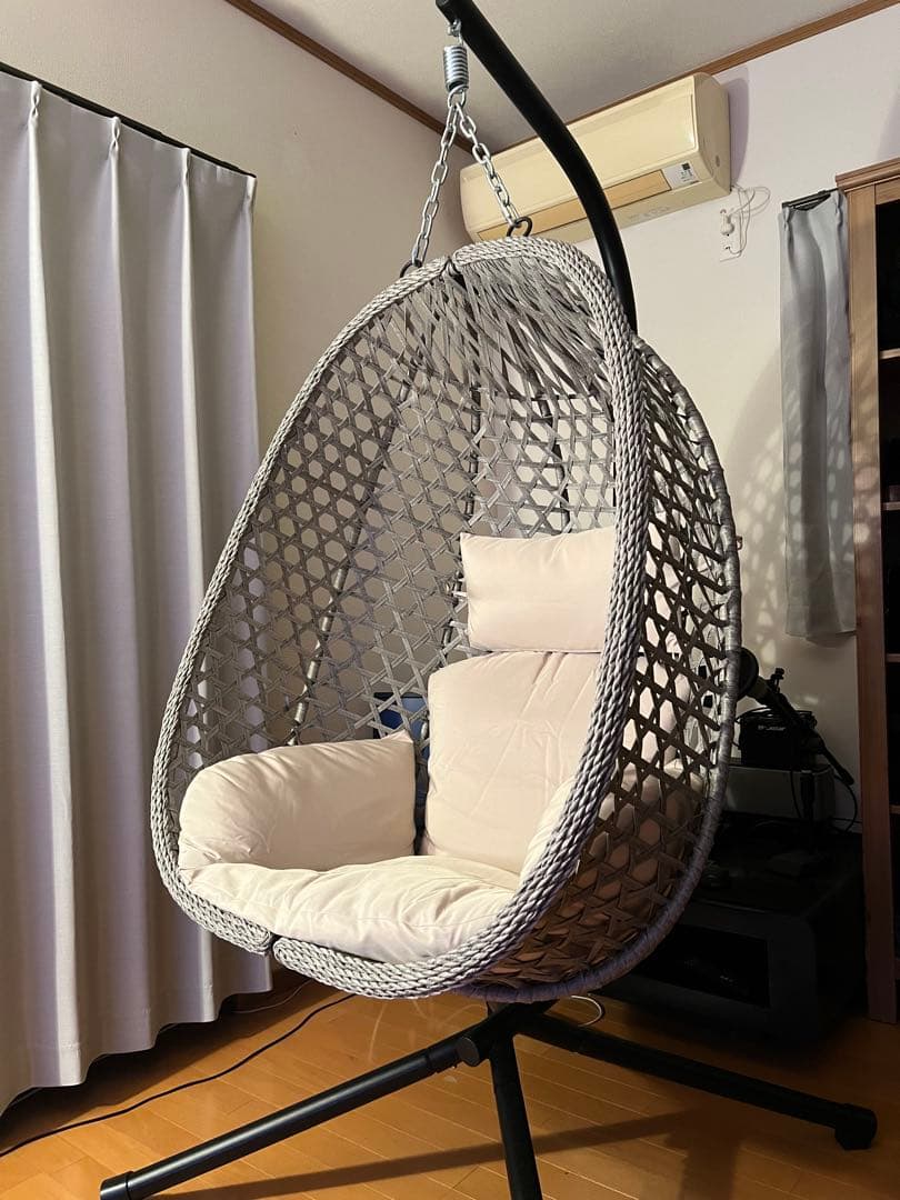 スタンド付き ハンギングチェア 引き取り限定 ほぼ未使用