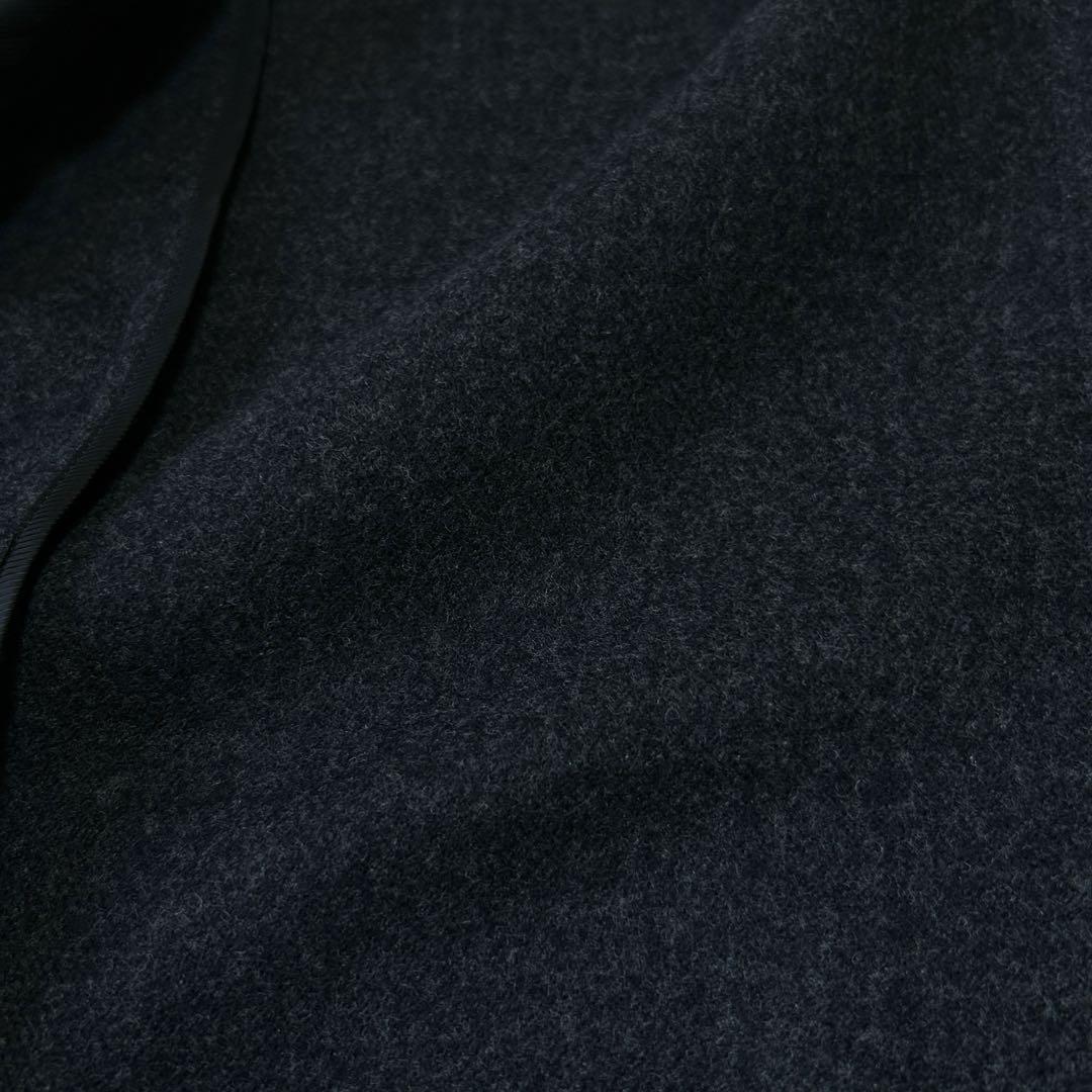 美品 エディフィス ロロピアーナ ダブルフェイス シングルチェスターコート42