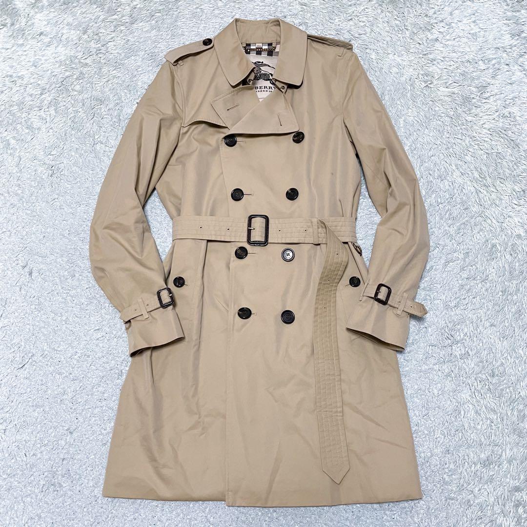 バーバリー SANDRINGHAM サンドリンガム ロング トレンチコート 50