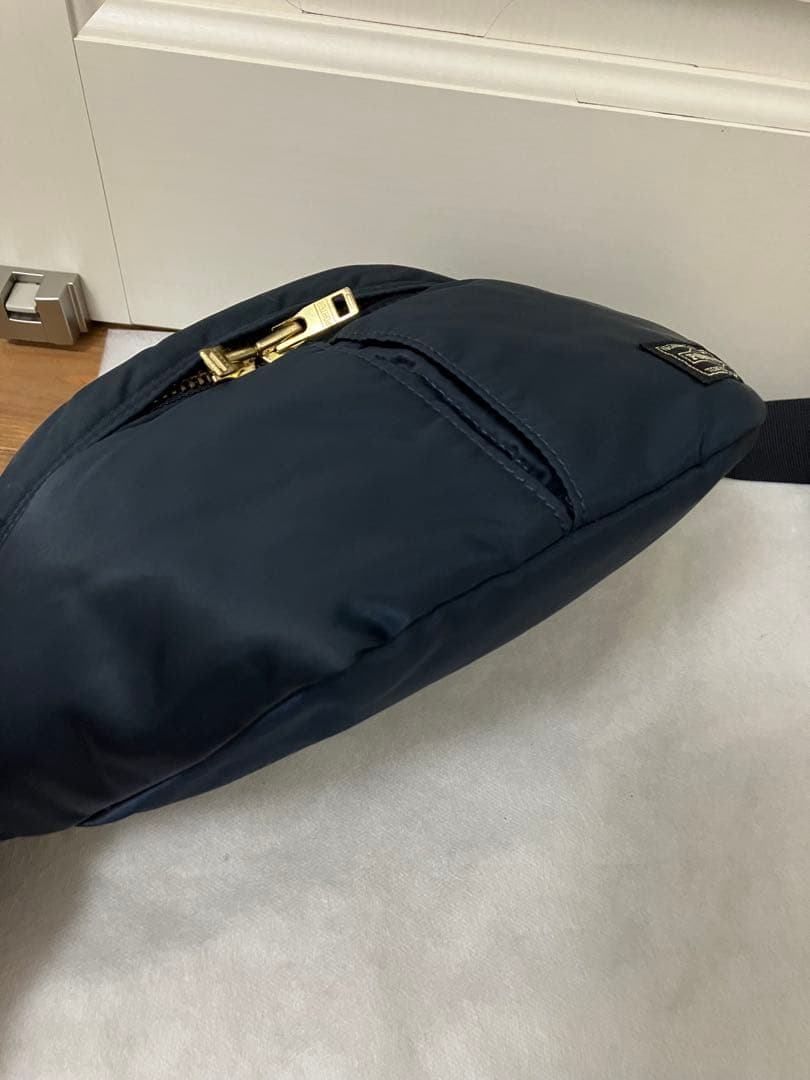 ポーター タンカー ウエストバッグ アイアンブルー