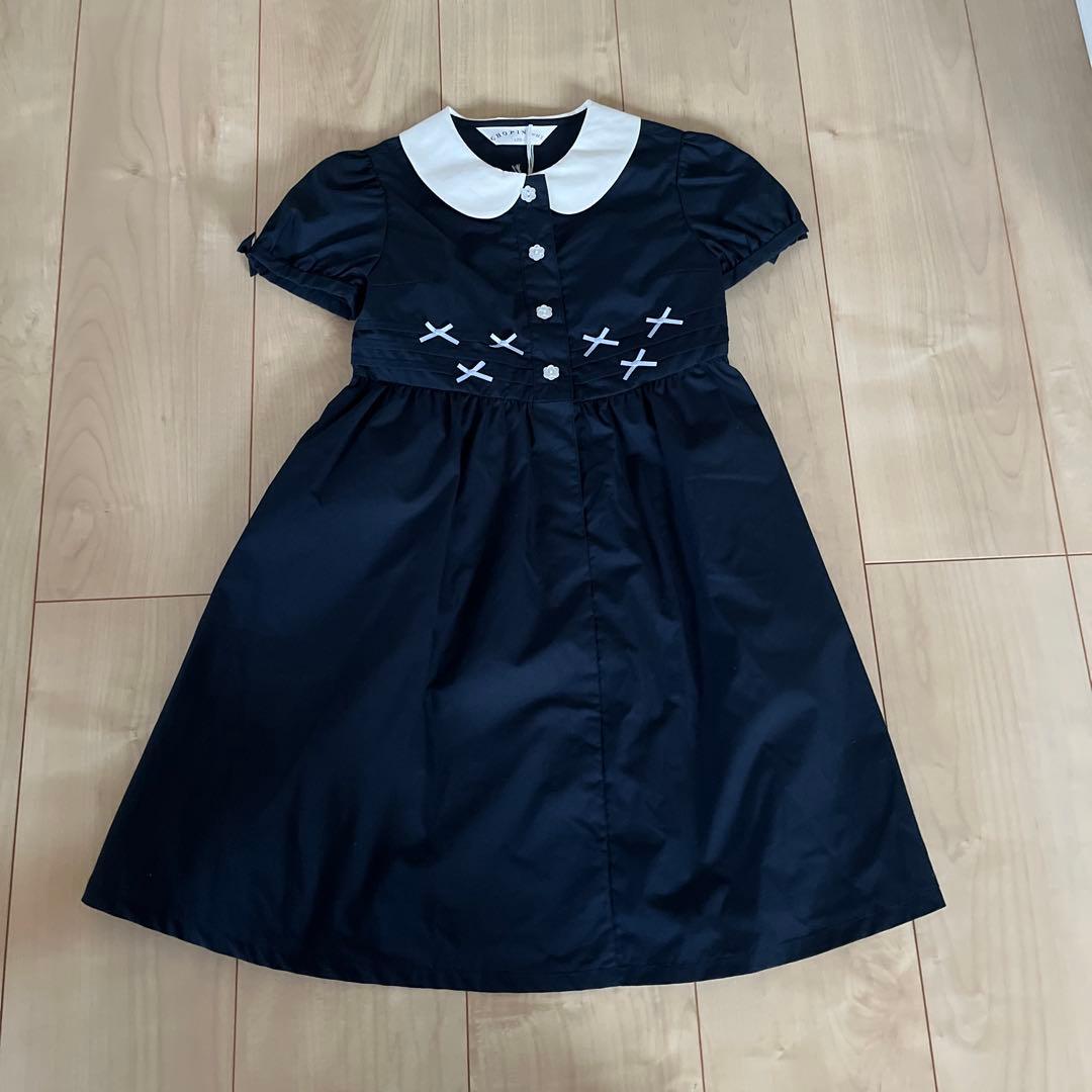 半袖ワンピース 花柄　お受験　入学卒園　フォーマル　発表会　新品　120